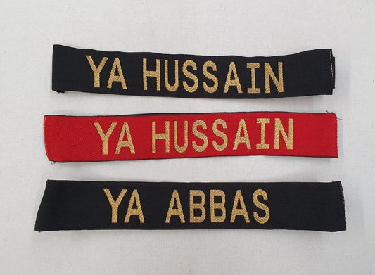 YA HUSSAIN + YA ABBAS HEADBAND SET